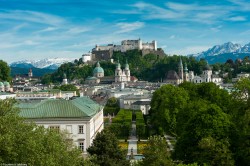 The Salzburg Fortress.