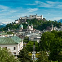 View of castle Hohensalzburg
